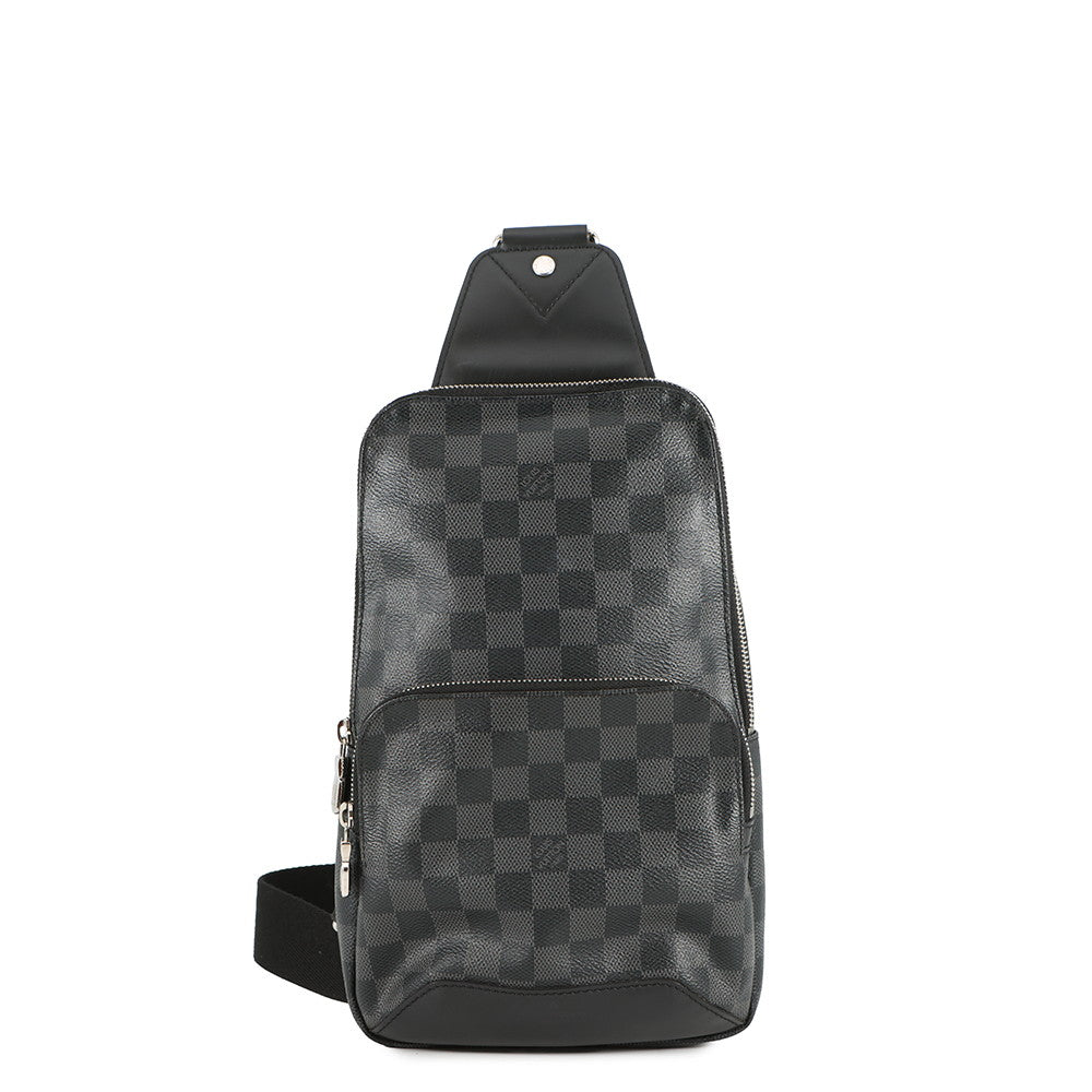 LOUIS VUITTON Avenue Sling Bag NoirN41719 Damier Graphite