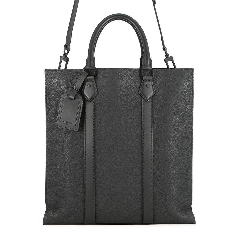 LOUIS VUITTON Sac Plat NoirM21866 Monogram?Taurillon