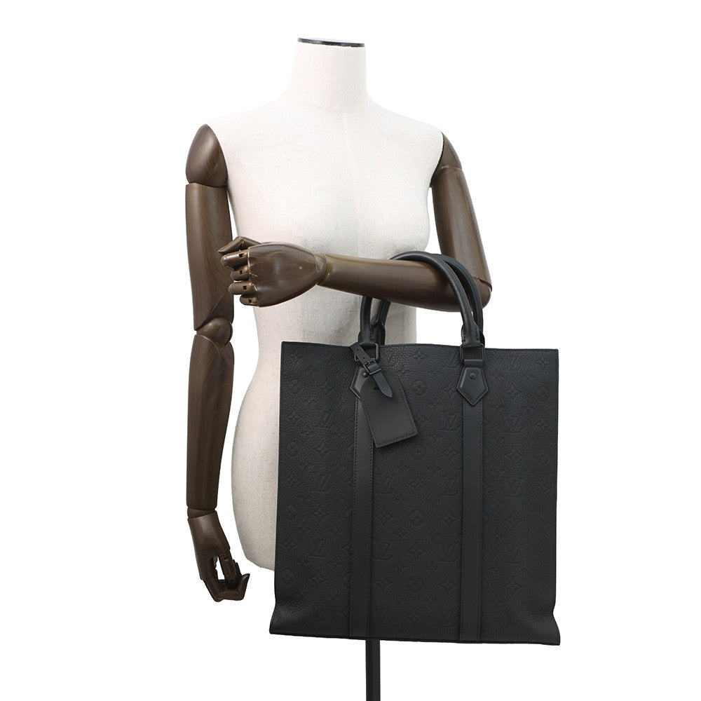 LOUIS VUITTON Sac Plat NoirM21866 Monogram?Taurillon