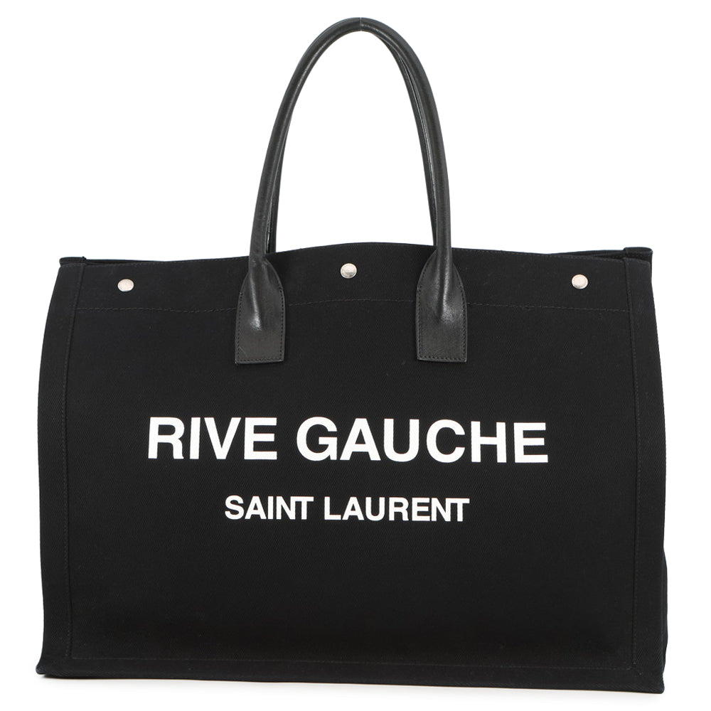 SAINT LAURENT PARIS Rive Gauche Tote Black509415 Canvas