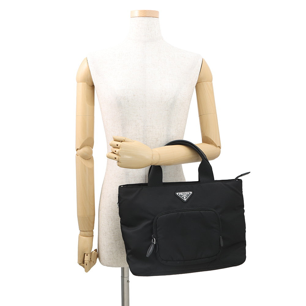 PRADA 2way Tote Bag Black1BG354 Nylon