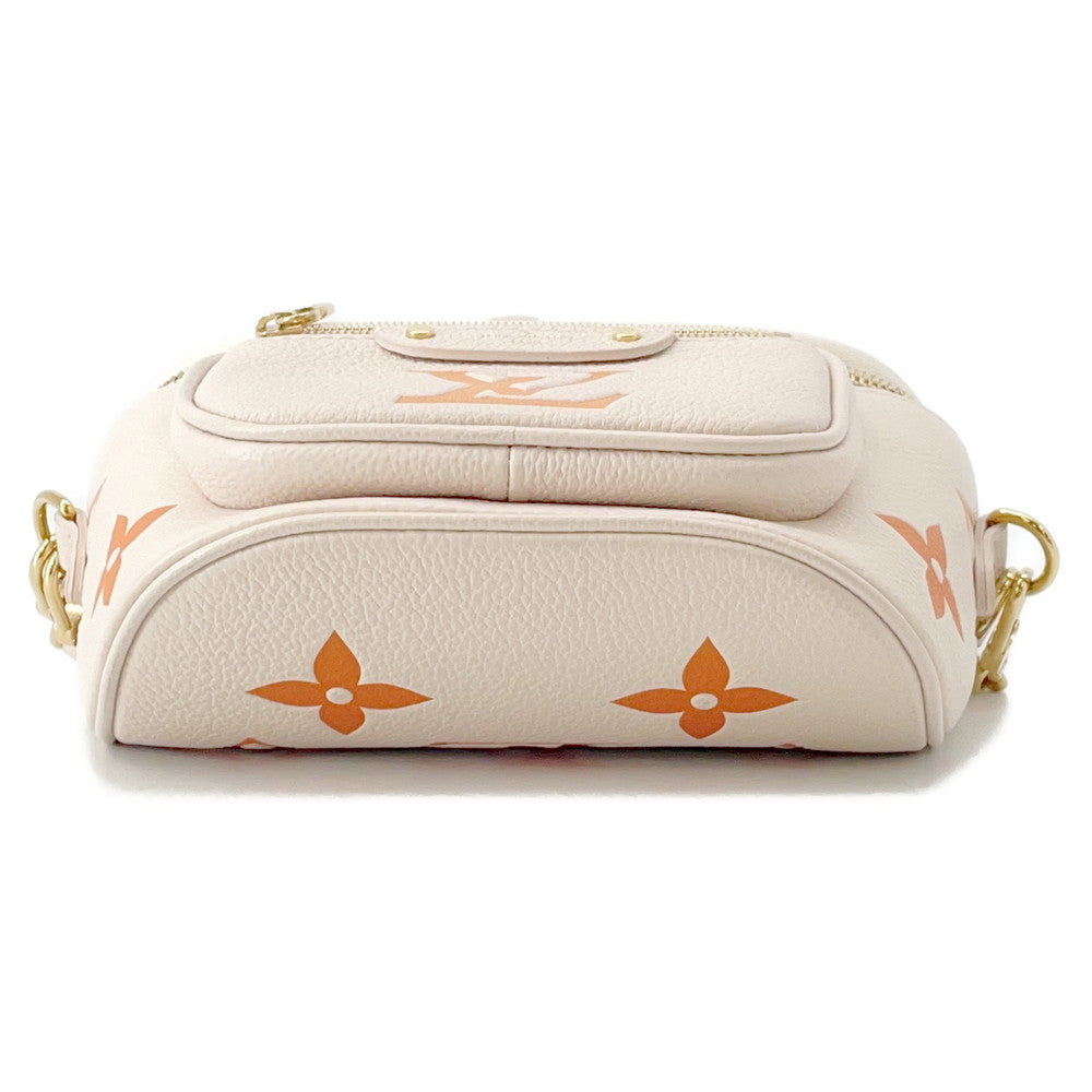 LOUIS VUITTON Mini Bumbag IvoryM82208 Monogram Empreinte Leather by the Pool