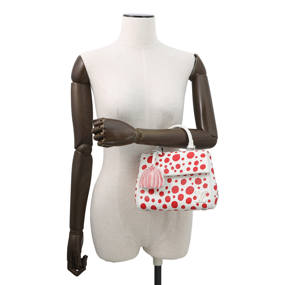 LOUIS VUITTON LVxYK Cluny White/RedM21722 Epi Leather Infinity Dot Size MINI