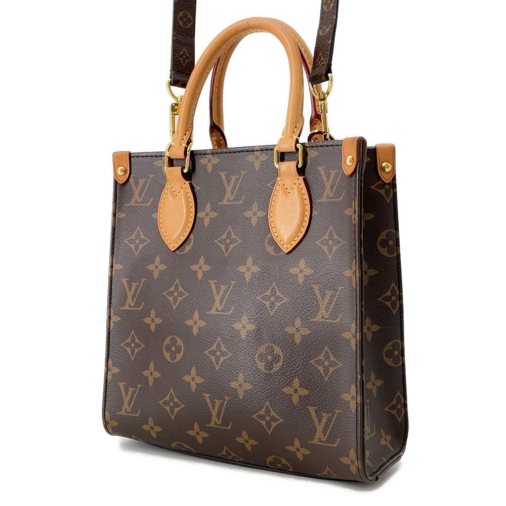LOUIS VUITTON Sac Plat BB RedM45847 Monogram Size BB