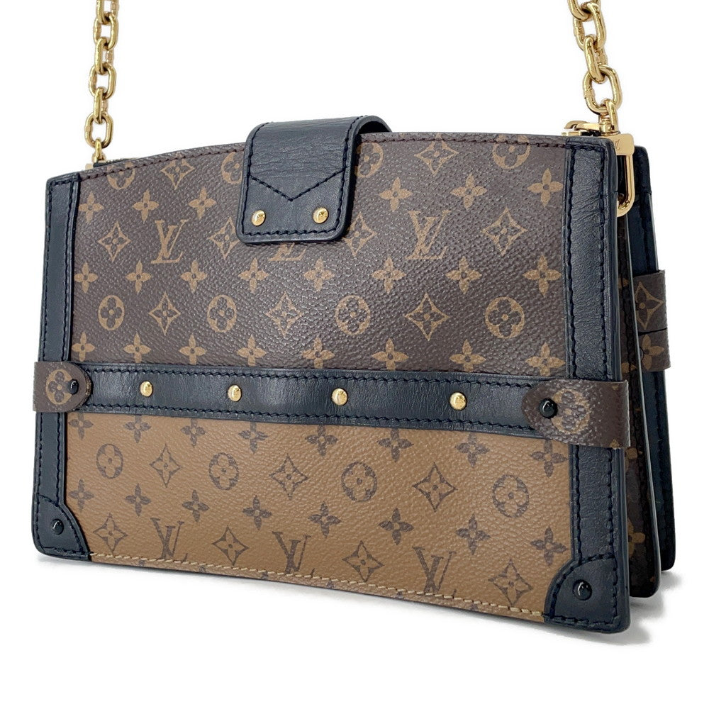 LOUIS VUITTON Trunk Clutch BrownM43596 Monogram Monogram Reverse Canvas