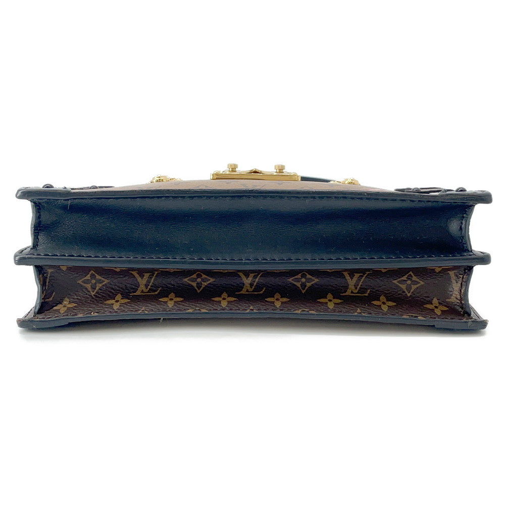 LOUIS VUITTON Trunk Clutch BrownM43596 Monogram Monogram Reverse Canvas
