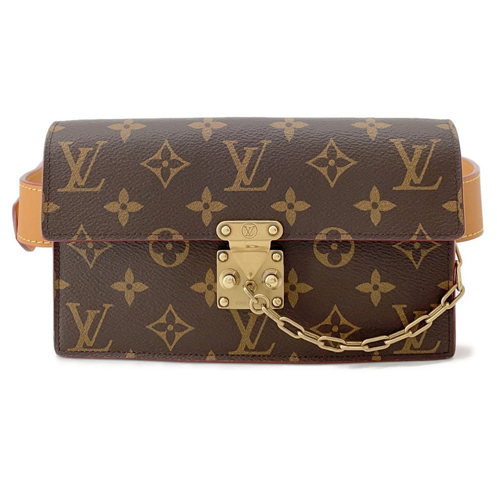 LOUIS VUITTON SPadlock belt pouch BrownM44667 Monogram Size PM