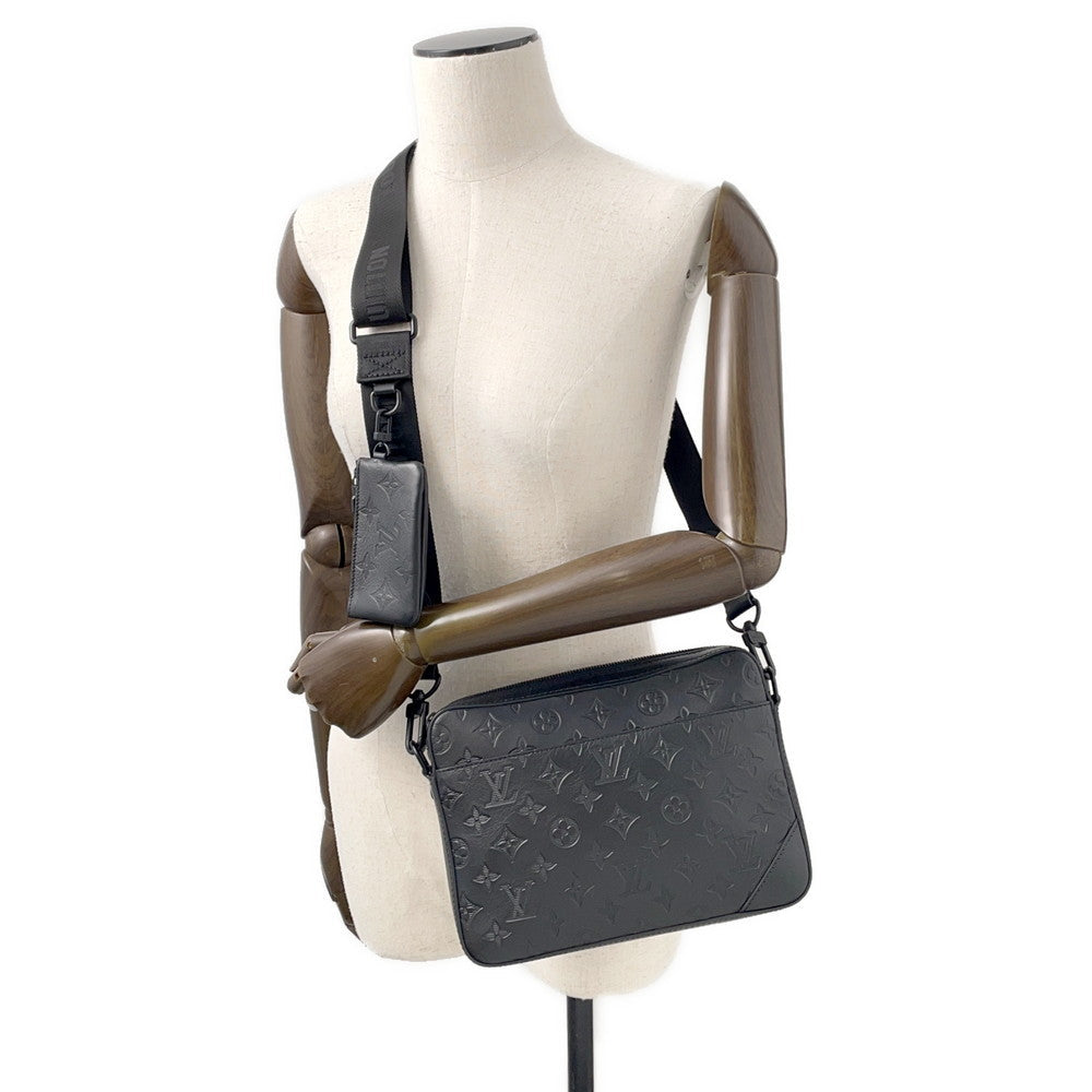 LOUIS VUITTON Duo messenger NoirM69827 Monogram Shadow