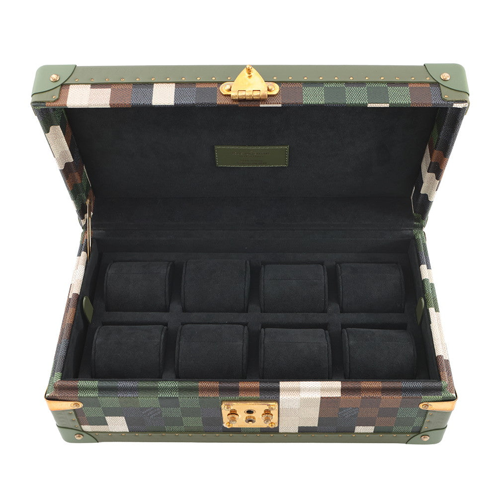 LOUIS VUITTON Coffret 8 Montor Green/MultiM10376 Damoflage