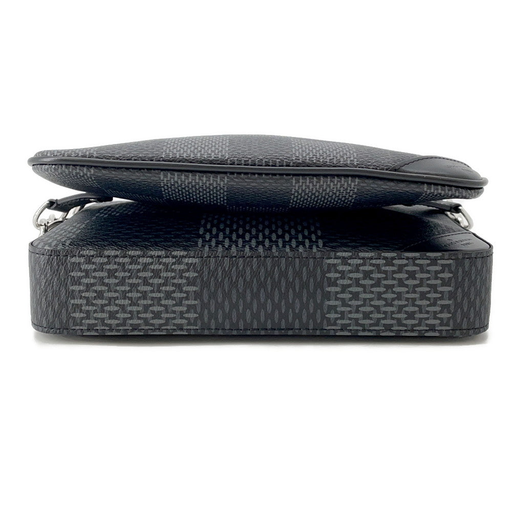 LOUIS VUITTON 3D Trio Messenger NoirN50017 Damier Graphite 3D