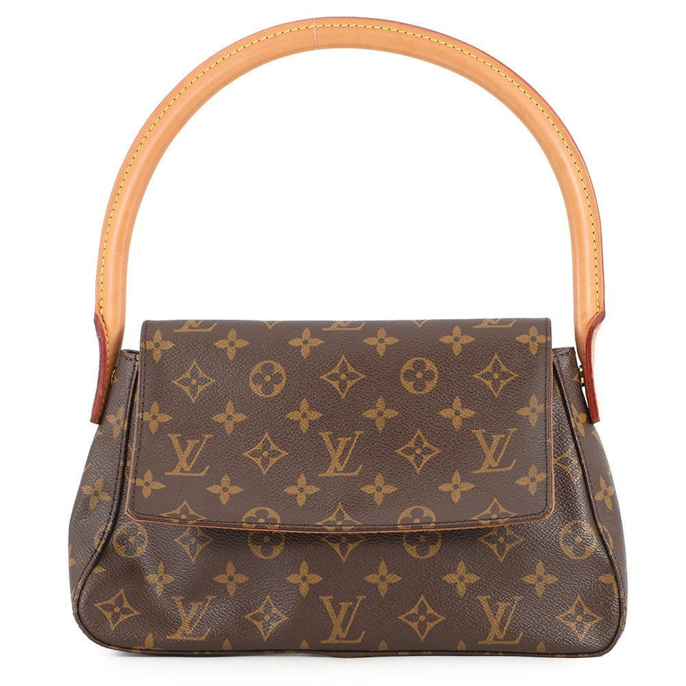 LOUIS VUITTON Mini Looping BrownM51147 Monogram
