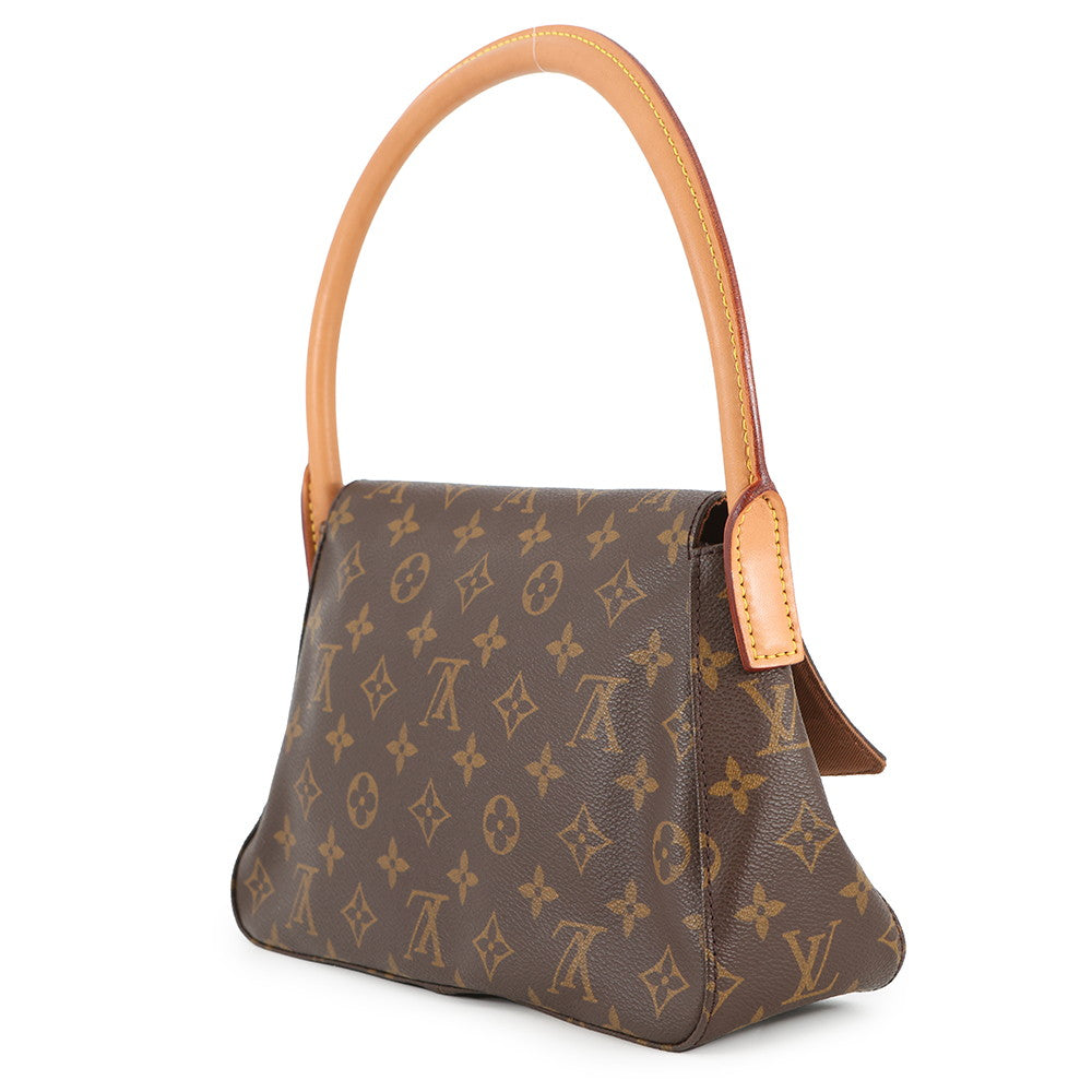 LOUIS VUITTON Mini Looping BrownM51147 Monogram