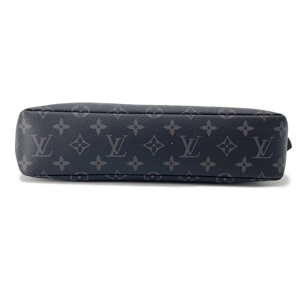 LOUIS VUITTON Pochette Voyage Souple NoirM82543 Monogram Eclipse