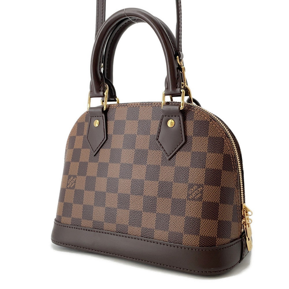 LOUIS VUITTON Alma Brown/RedN40606 Damier Ebene Canvas Size BB