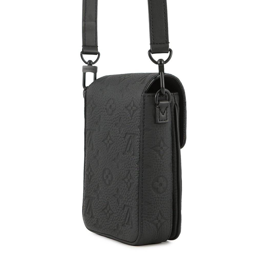 LOUIS VUITTON SPadlock Vertical Wearable Wallet NoirM81524 Monogram?Taurillon