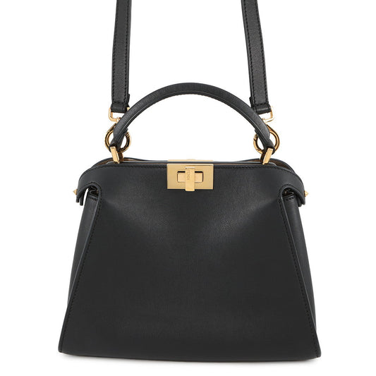 FENDI Peekaboo Iconic Essential Black8BN302 Leather