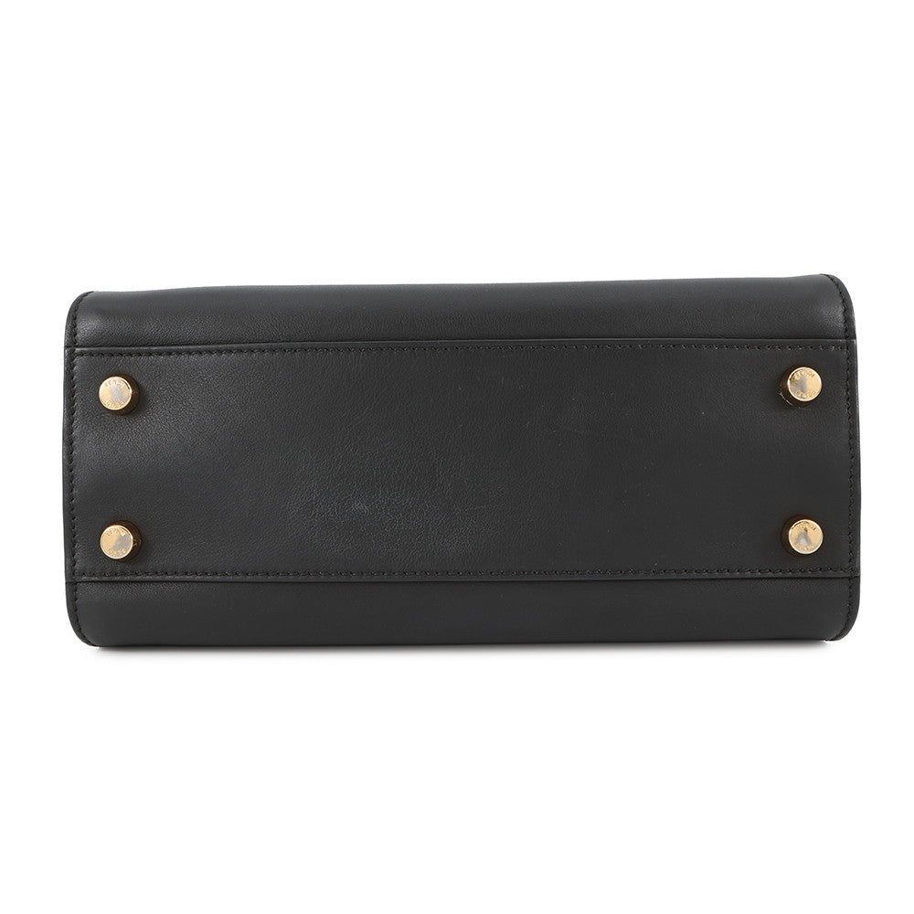 FENDI Peekaboo Iconic Essential Black8BN302 Leather