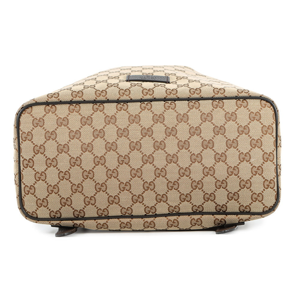 GUCCI Backpack Beige/Brown449175 GG Canvas Leather