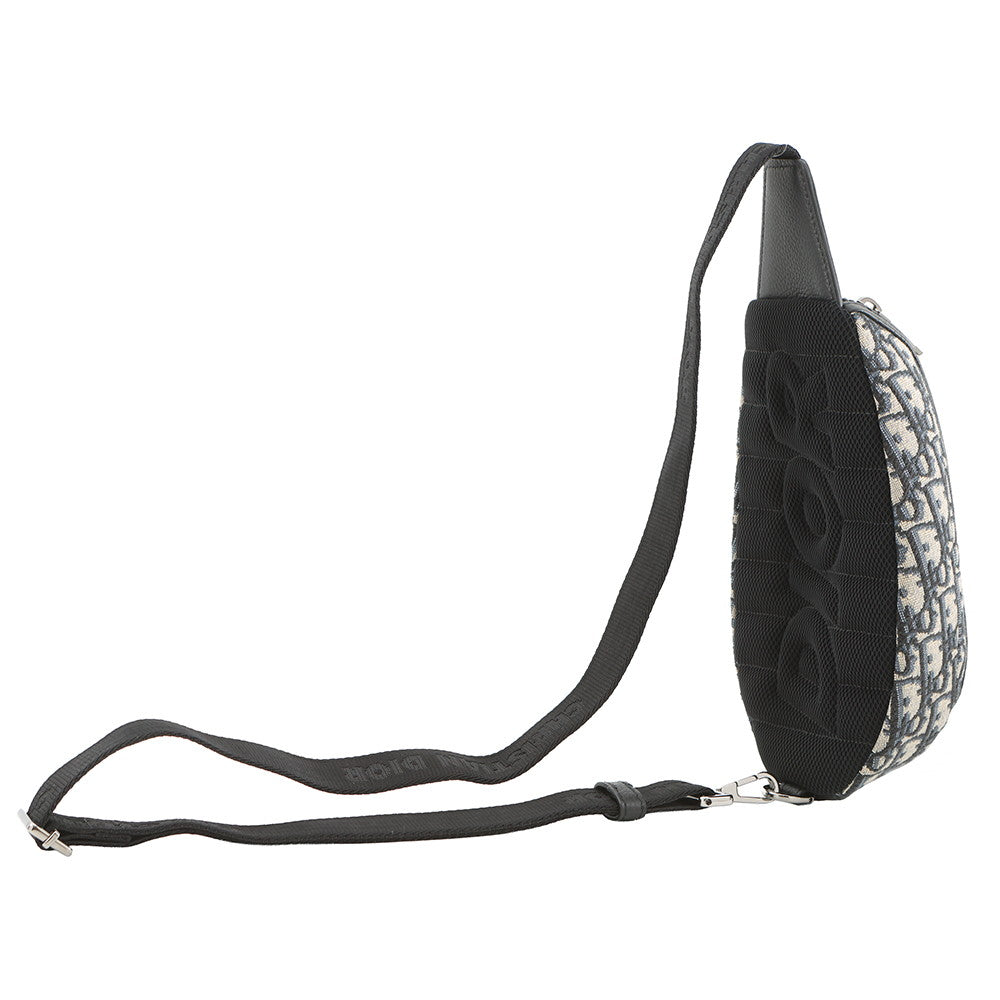 Dior Oblique SCARAB Crossbody Bag Black/Beige2ESBC311YKY Canvas Size Mini