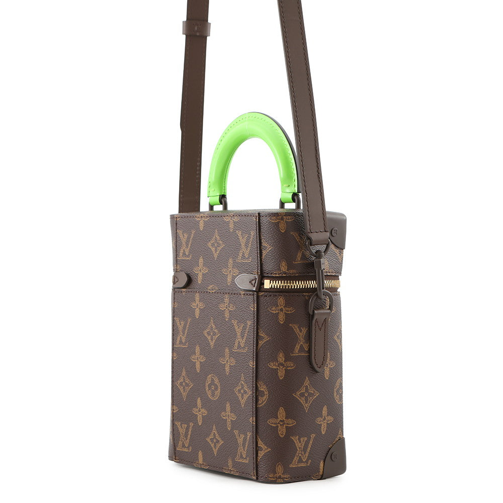 LOUIS VUITTON Vertical Box Trunk GreenM59664 Monogram