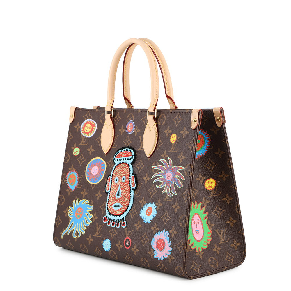 LOUIS VUITTON LV X YK Onthego Brown/MulticolorM46429 Monogram Size MM