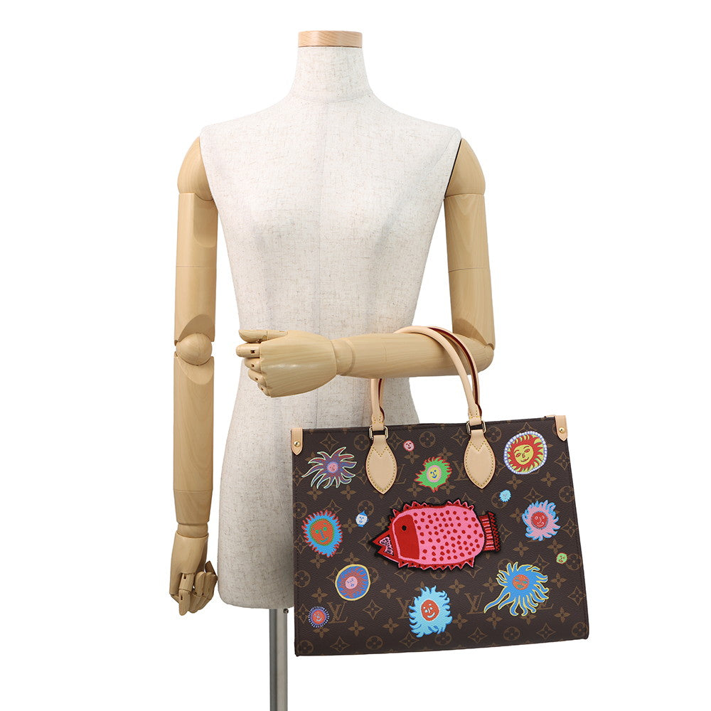 LOUIS VUITTON LV X YK Onthego Brown/MulticolorM46429 Monogram Size MM