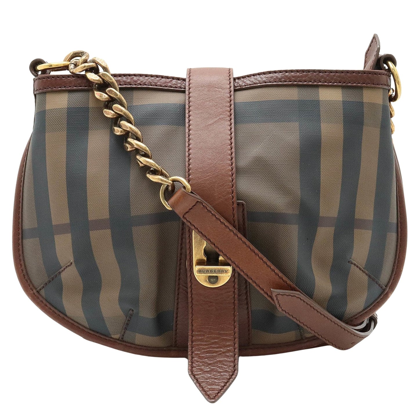 Luxury Burberry Nova Check Shoulder Bag