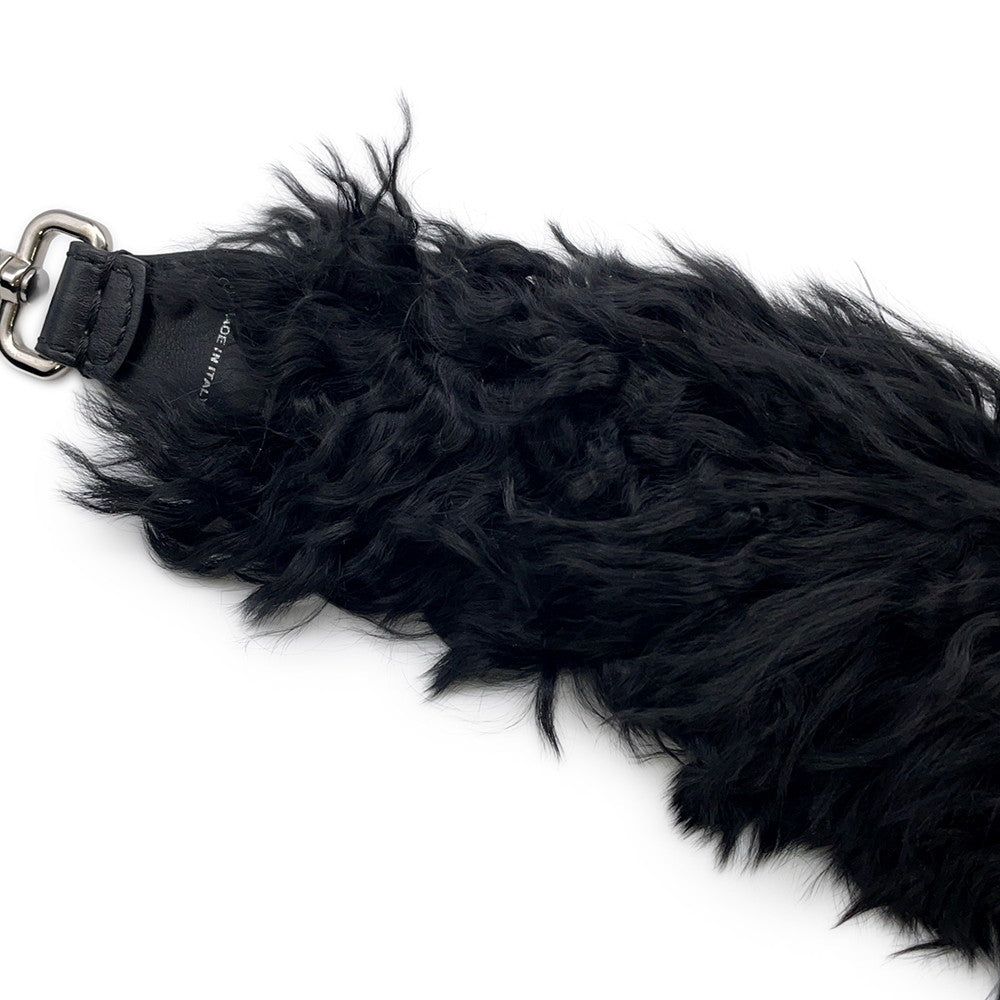 FENDI Strap you Black Fur