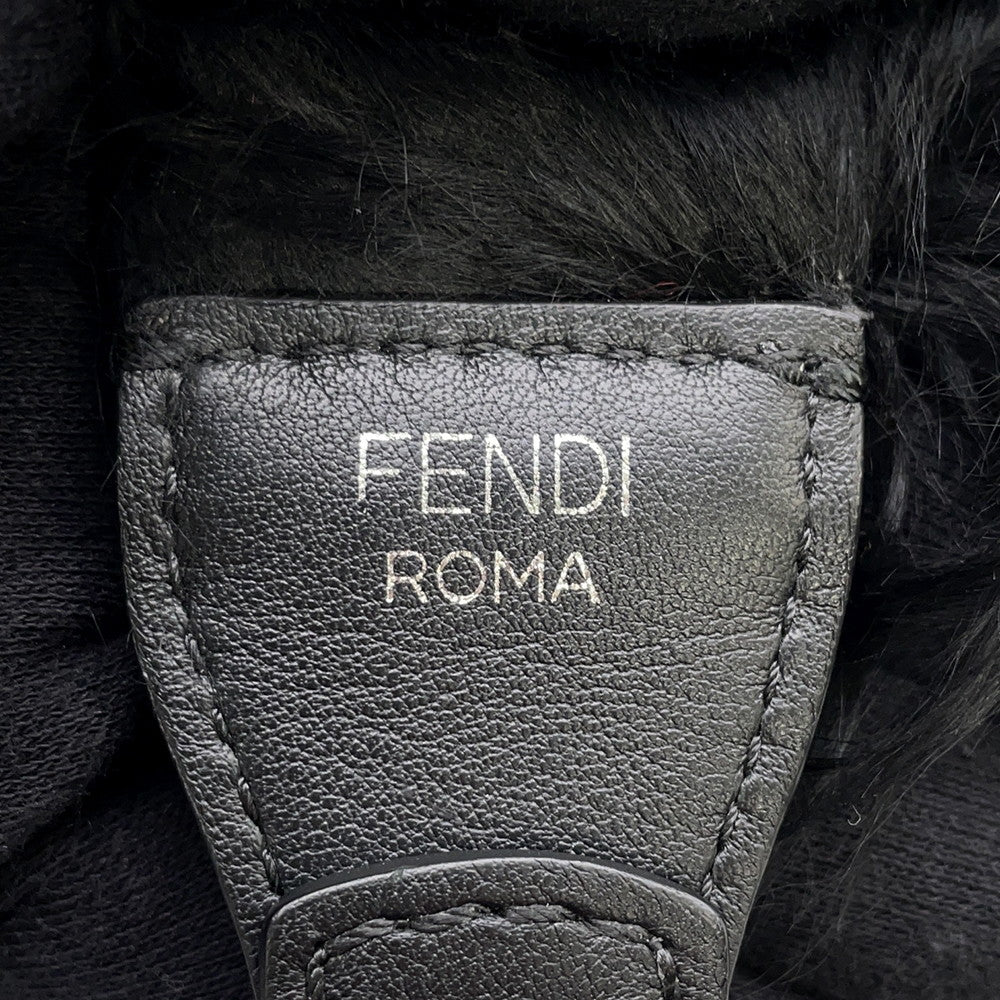 FENDI Strap you Black Fur