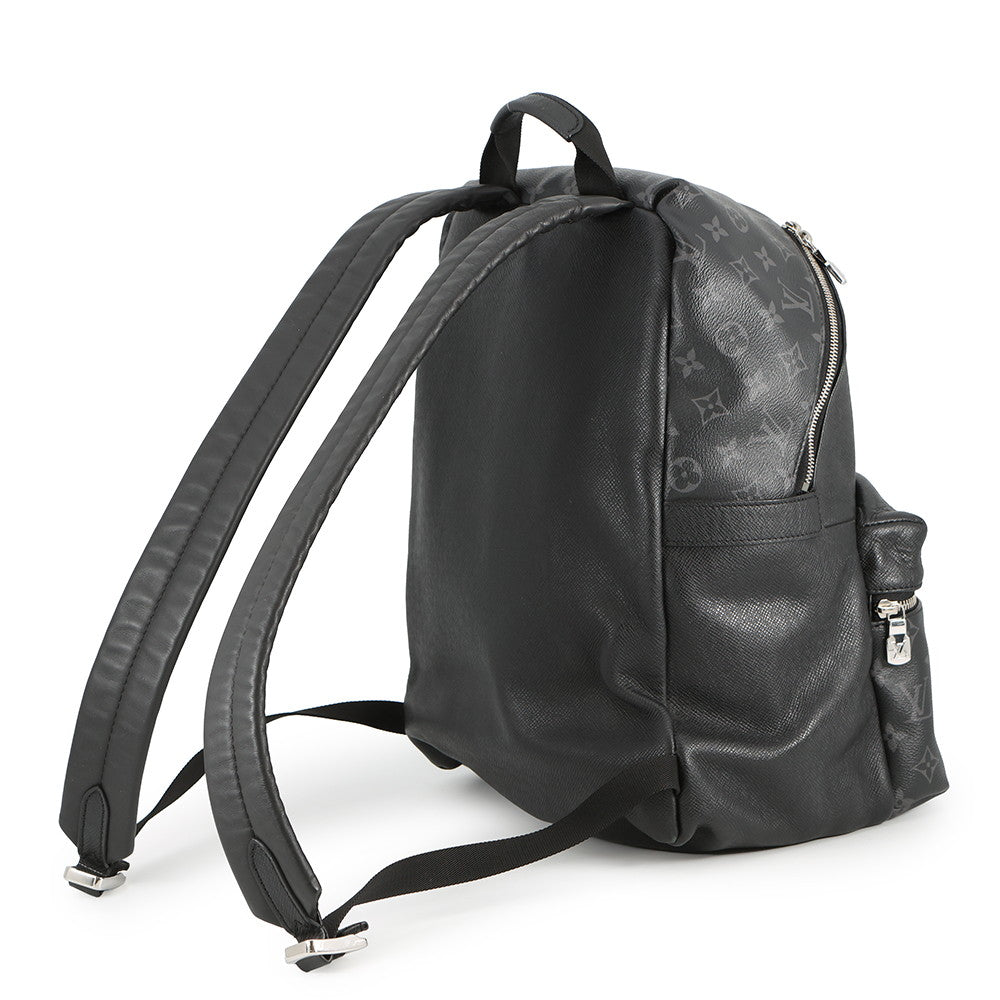 LOUIS VUITTON Discovery?Backpack NoirM30230 Taiga Leather Monogram Eclipse