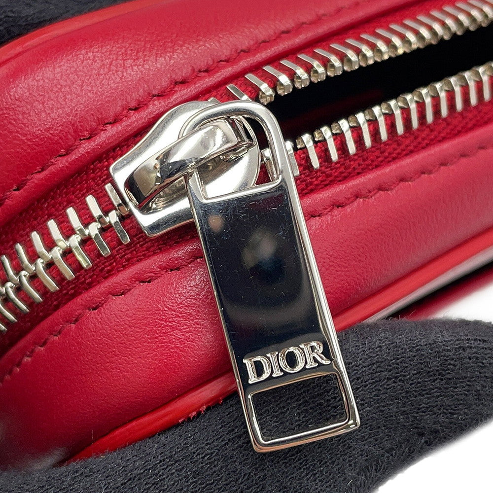 Dior Oblique Galaxy World Tour Messenger Bag Red2ESBC265CLP Leather