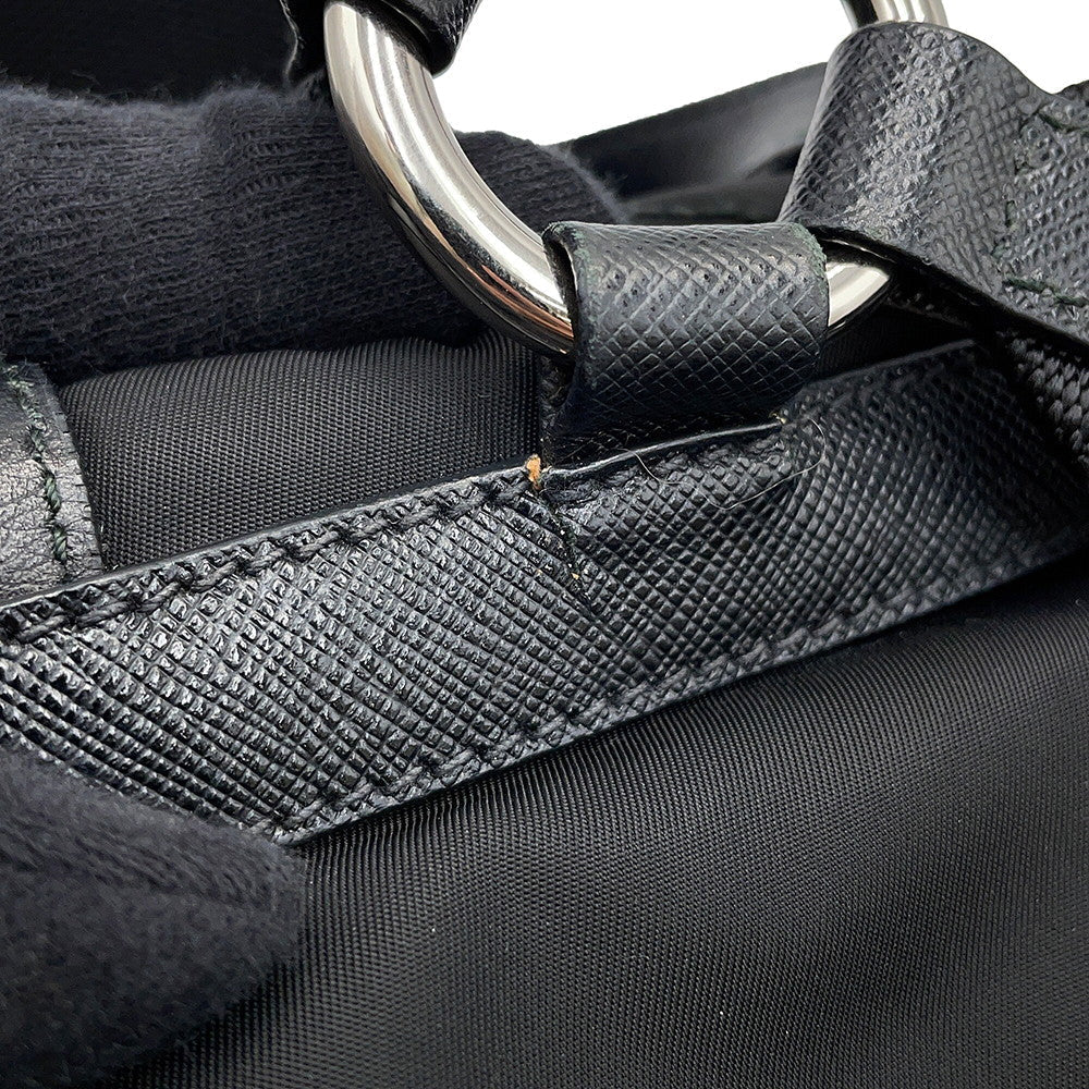 PRADA Backpack Black1BZ017 Nylon Size Mini