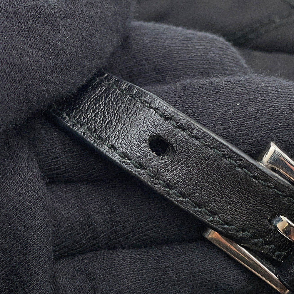 PRADA Backpack Black1BZ017 Nylon Size Mini