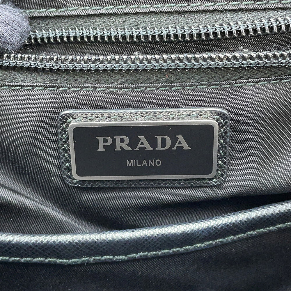 PRADA Backpack Black1BZ017 Nylon Size Mini