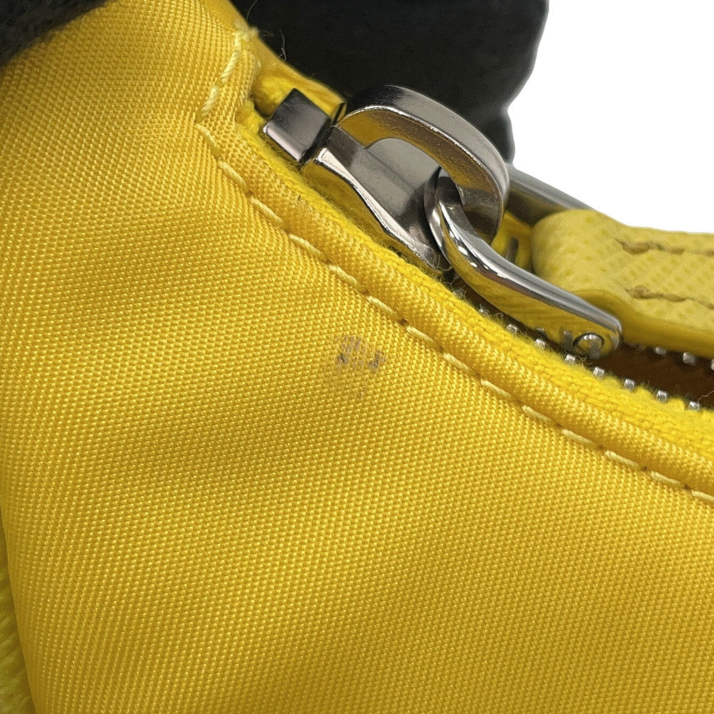 PRADA Re-Edition 2005 Re-Nylon Shoulder Bag Yellow1BH204 Nylon Leather