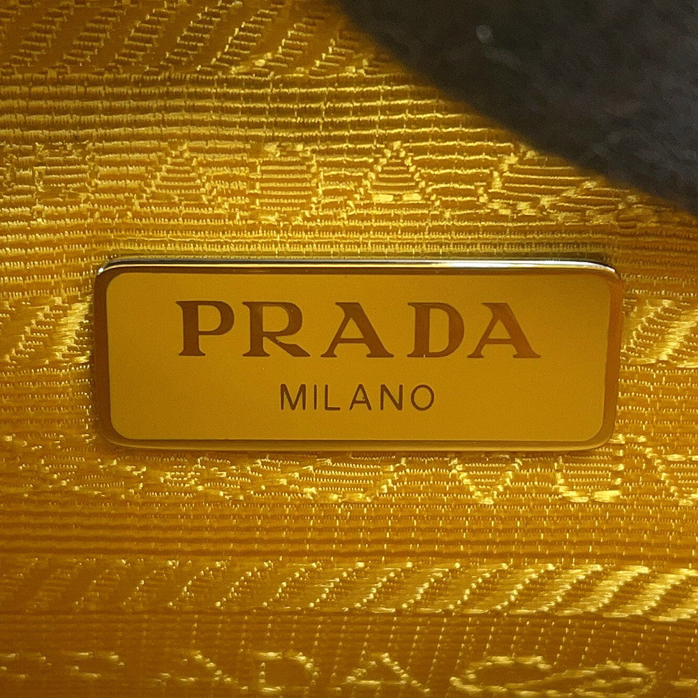 PRADA Re-Edition 2005 Re-Nylon Shoulder Bag Yellow1BH204 Nylon Leather