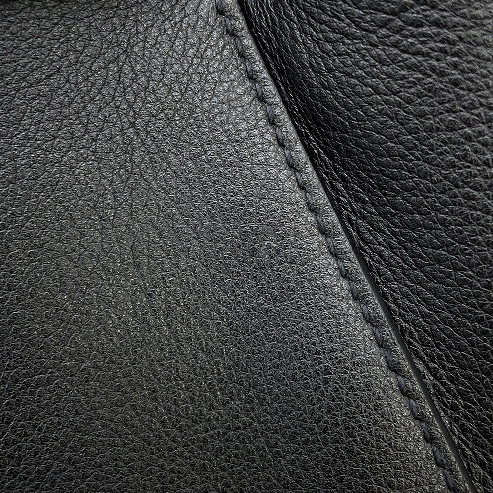 PRADA Handbag Black1BG533 Soft Grain Leather Size Medium