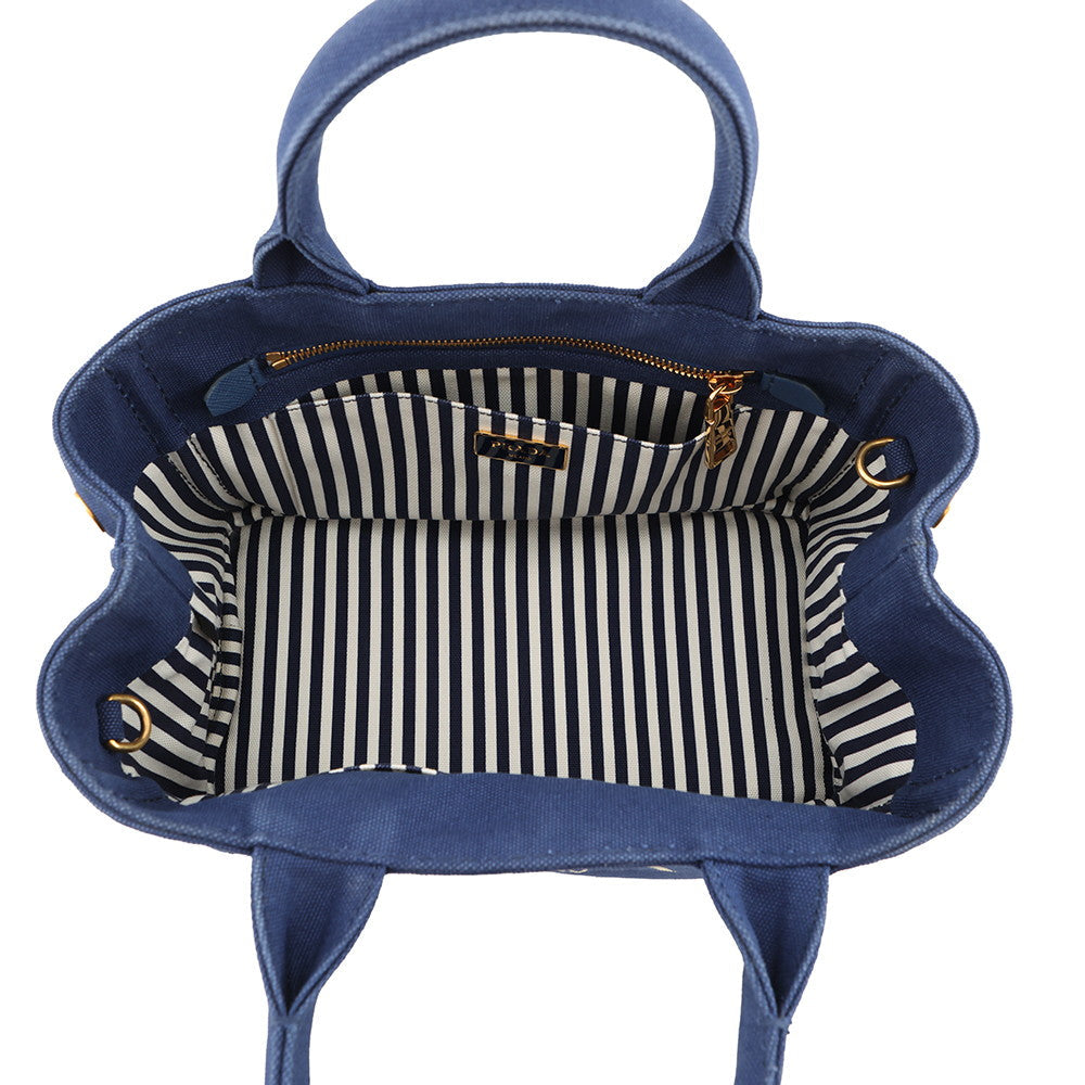 PRADA Canapa Blue1BG439 Canvas