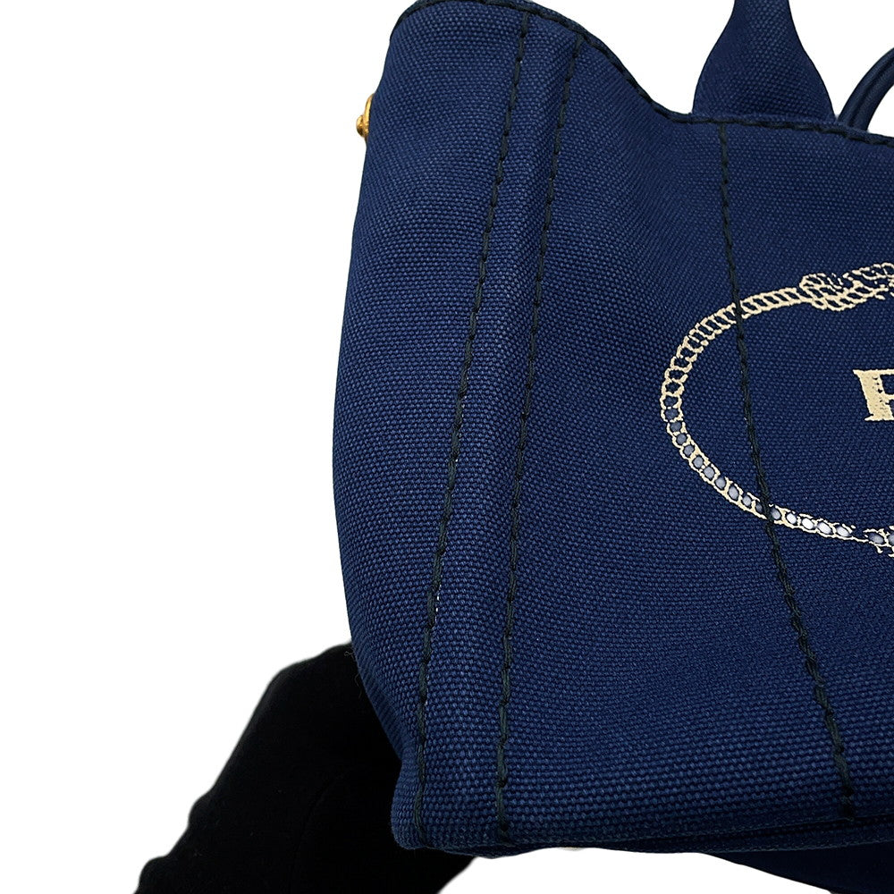 PRADA Canapa Blue1BG439 Canvas