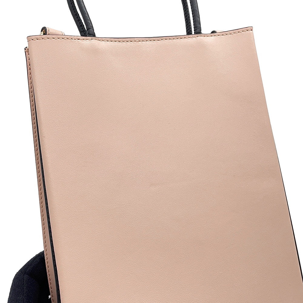 FENDI Shopping bag 2WAY Pink8BH382 Leather Size Small
