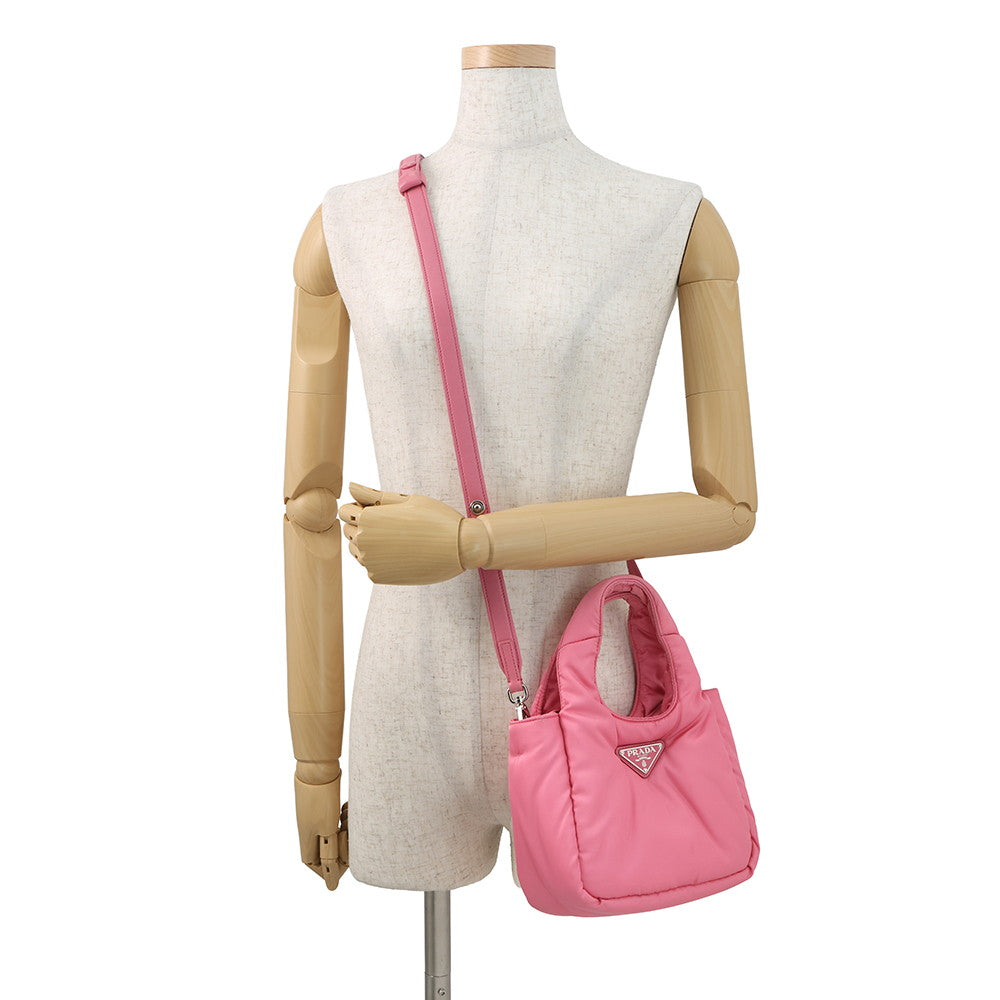 PRADA Re-Nylon 2WAY Handbag Pink1BA359 Nylon