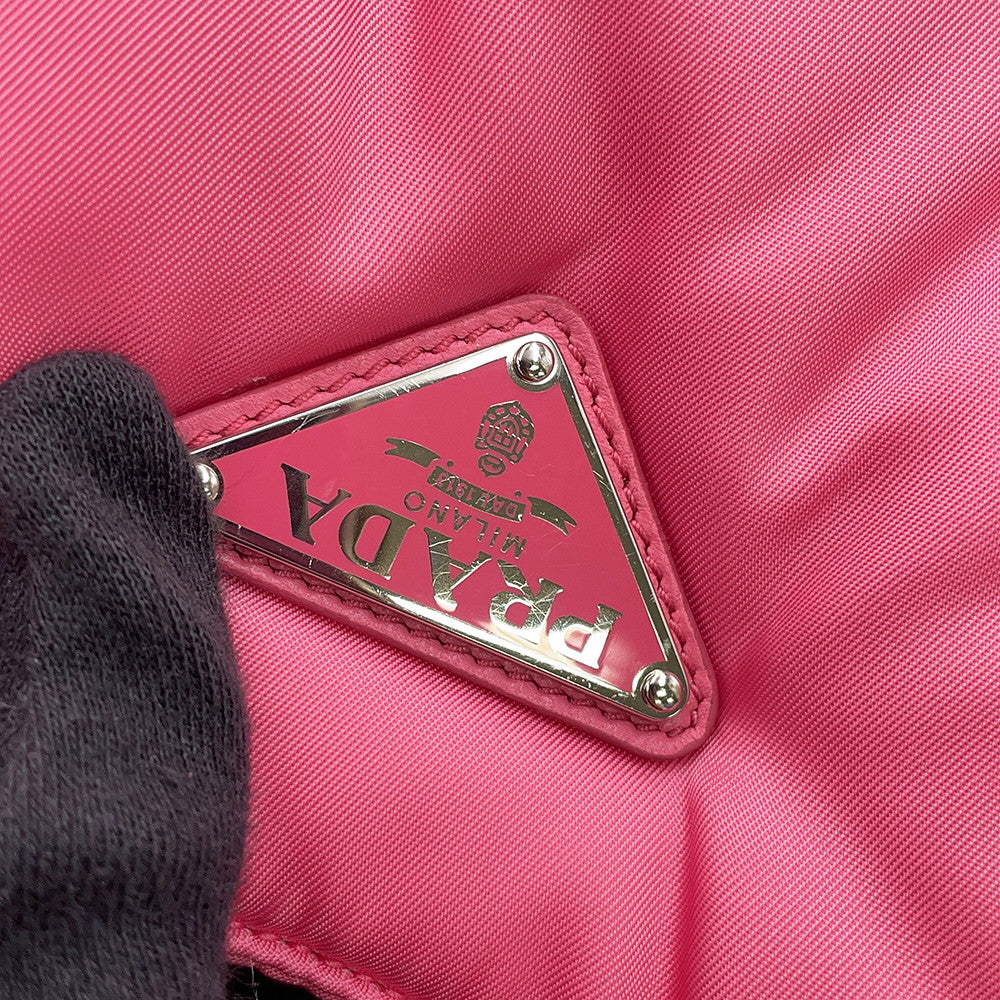 PRADA Re-Nylon 2WAY Handbag Pink1BA359 Nylon
