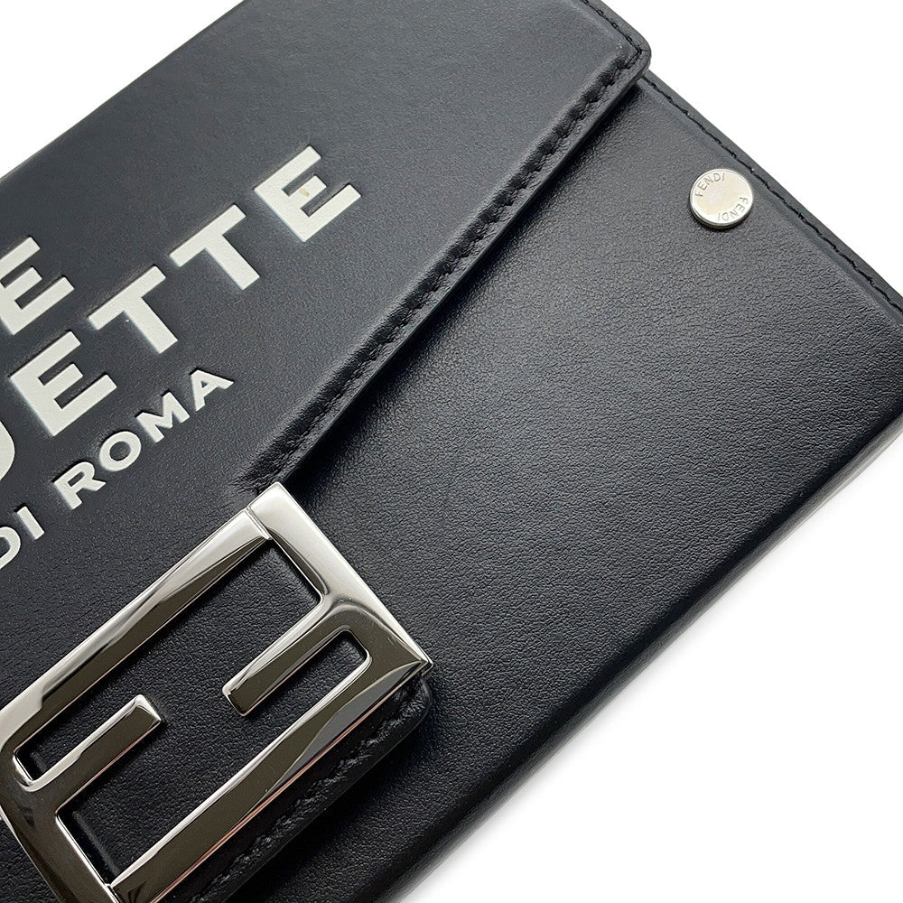 FENDI Baguette Soft Trunk in collaboration with Marc Jacobs Black7VA565 Leather