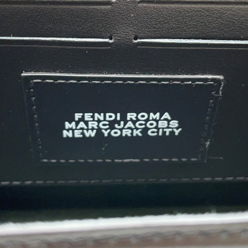 FENDI Baguette Soft Trunk in collaboration with Marc Jacobs Black7VA565 Leather