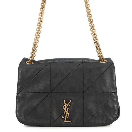 SAINT LAURENT PARIS Jamie 4.3 Chain Shoulder Bag Black763475 Lambskin Size Small