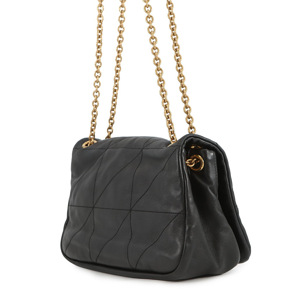 SAINT LAURENT PARIS Jamie 4.3 Chain Shoulder Bag Black763475 Lambskin Size Small