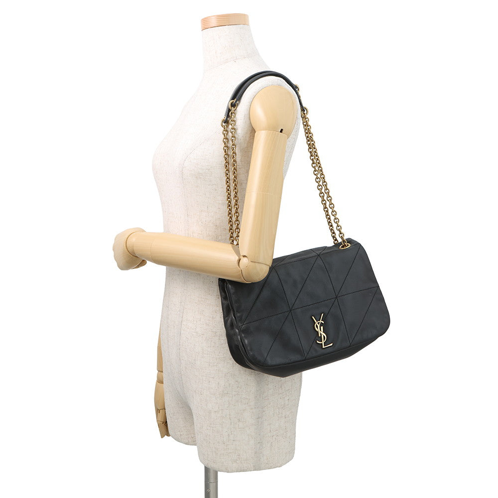 SAINT LAURENT PARIS Jamie 4.3 Chain Shoulder Bag Black763475 Lambskin Size Small