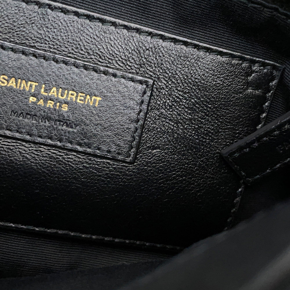 SAINT LAURENT PARIS Jamie 4.3 Chain Shoulder Bag Black763475 Lambskin Size Small