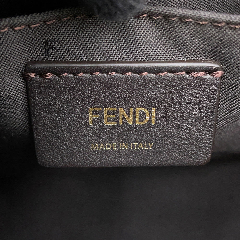 FENDI By the way Jasmin Flower8BL145 Leather Size Small