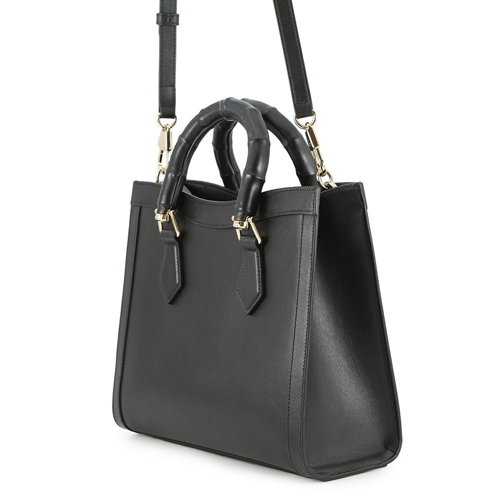 GUCCI Diana Tote Bag Black832982 Leather Size Medium